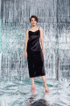 Платье Rami 5094 черный(бархат)