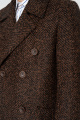 Пальто Elema 1М-10342-1-176 чёрно-коричневый