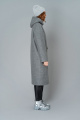 Пальто Elema 6-10361-1-164 серый
