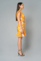 Платье Elema 5К-9695-1-164 принт_оранжевый