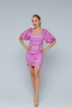 Платье Avila 0881 розовый