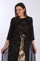 Платье Lady Style Classic 2429/4 черный_цветочный