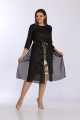 Платье Lady Style Classic 2429/4 черный_цветочный