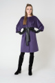 Пальто Elema 1-8977-1-164 фиолетовый