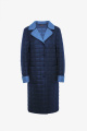 Пальто Elema 5-11635-1-164 тёмно-синий