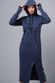 Платье Milla Jo & OWER 043 серо-синий