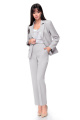 Женский костюм Мишель стиль 1026 жемчужно-серый