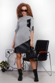 Платье PATRICIA by La Cafe NY14838 серый_меланж,черный