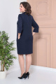 Платье Moda Versal П2364 т.синий+пуговицы_серебро