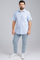 Рубашка Nadex 01-036522/401_170 бело-голубой