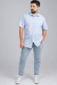 Рубашка Nadex 01-036522/401_182 бело-голубой