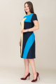 Платье Ружана 257-2 темно-синий