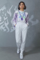 Худи Rami 2207 фиолетово-молочный_tie-dye
