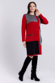 Платье Bonadi М-1376 красный
