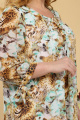 Платье Aira Style 894 мята_леопард