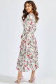 Платье Teffi Style L-1417 цветы_на_молочном