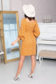 Платье DoMira 01-633 желто-бежевый