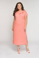 Платье Luana Plus 398 розовый
