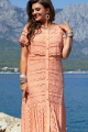 Платье Vittoria Queen 15203 персик
