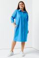 Платье Панда 98380w голубой
