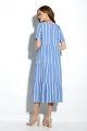 Платье Gizart 5060-1П полоска-широкая_голубой