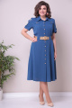 Платье Moda Versal П2298 голубой