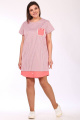 Платье Lady Style Classic 1398/1 розовые_тона