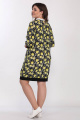 Платье Lady Style Classic 1553/1 черный_с_желтым/лимоны