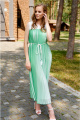 Платье Nelva 51169 молочный/зеленый