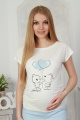Блуза Lucky mum 105 голубой