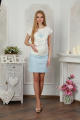 Блуза Lucky mum 105 голубой