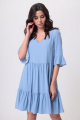 Платье Le Collect 290-3 голубой_принт