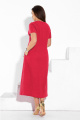 Платье Lissana 4335 гранатово-красный