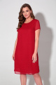 Платье Liona Style 649 малиново-красный