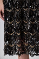 Платье Avenue Fashion 1103 черный+золото