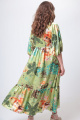 Платье ANASTASIA MAK 1029 оливка_мультиколор