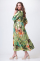 Платье ANASTASIA MAK 1029 оливка_мультиколор