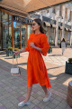 Платье Pavlova 146 оранжевый