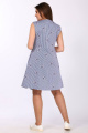 Платье Lady Style Classic 1278 синий_с_розовым