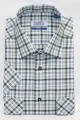 Рубашка Nadex 01-048323/404_170 салатово-черный