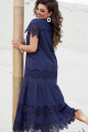 Платье Vittoria Queen 16483 темно-синий