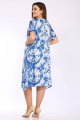 Платье Lady Style Classic 2575 голубой_с_белым