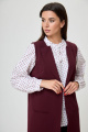 Жилет Anelli 1036 винный