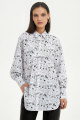 Рубашка Moveri by Larisa Balunova 2154S белый+принт