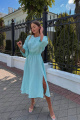 Платье Pavlova 146 голубой