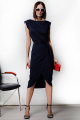 Платье PATRICIA by La Cafe F15122 темно-синий
