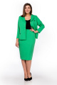 Женский костюм Мишель стиль 1061 зеленый