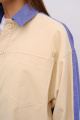 Рубашка Rawwwr clothing 362 синий+бежевый
