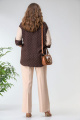 Женский костюм Anastasia 858 песочный,коричневый