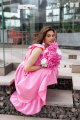 Платье KRASA 270-22 розовый